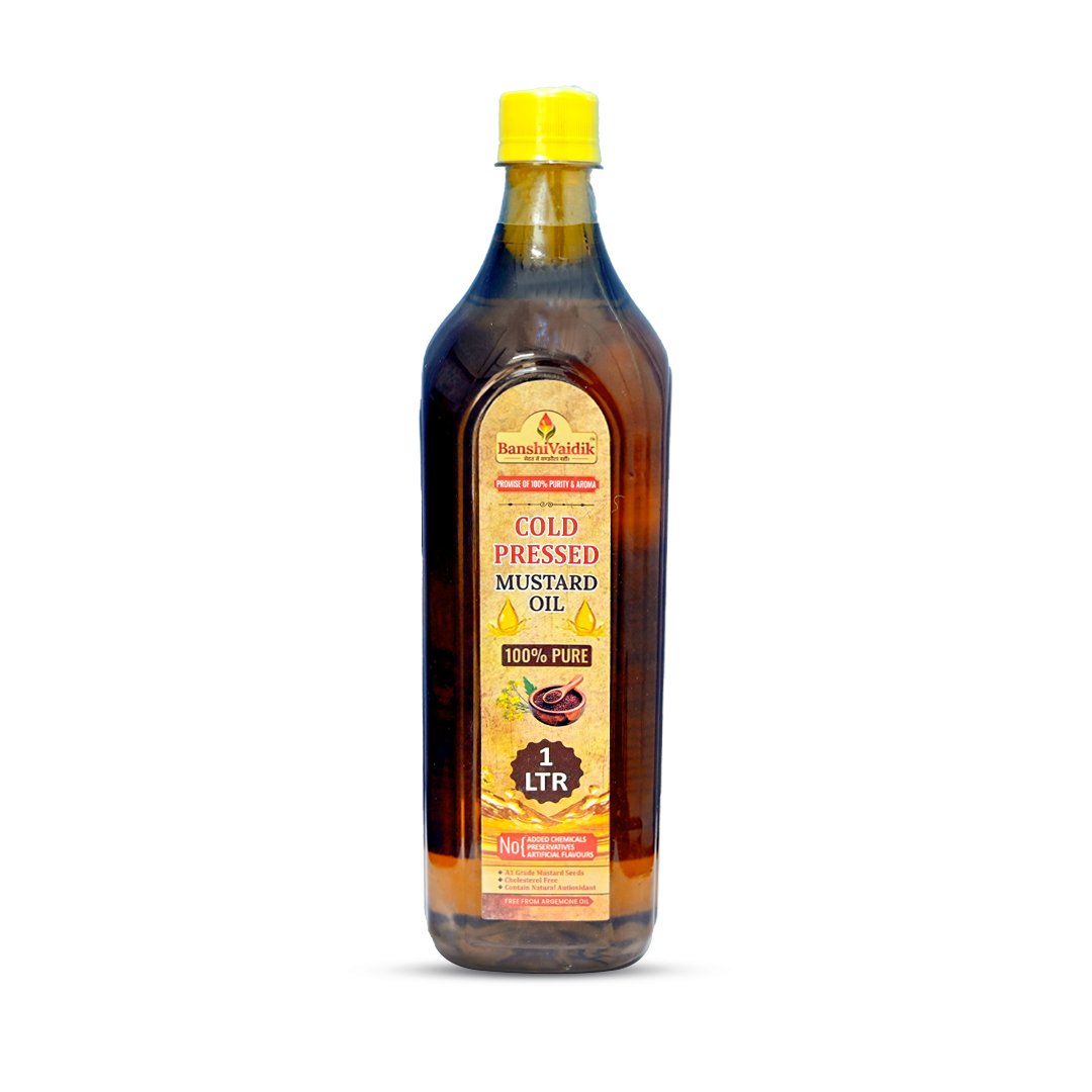 Black Cold Pressed Mustard Oil (Kali Sarson)